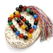 Original Multi Stone 10mm Tasbih – 33 Beads Islamic Prayer Beads