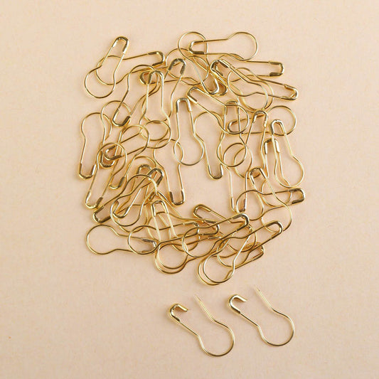 Spherical, Coil-less Hijab Pin- Gold