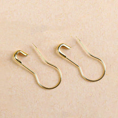 Spherical, Coil-less Hijab Pin- Gold