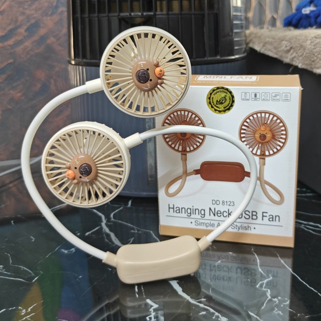 Portable Neck Fan - Hands-Free Cooling with 3-Speed Settings