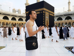 mens leather bag for hajj o umrah
